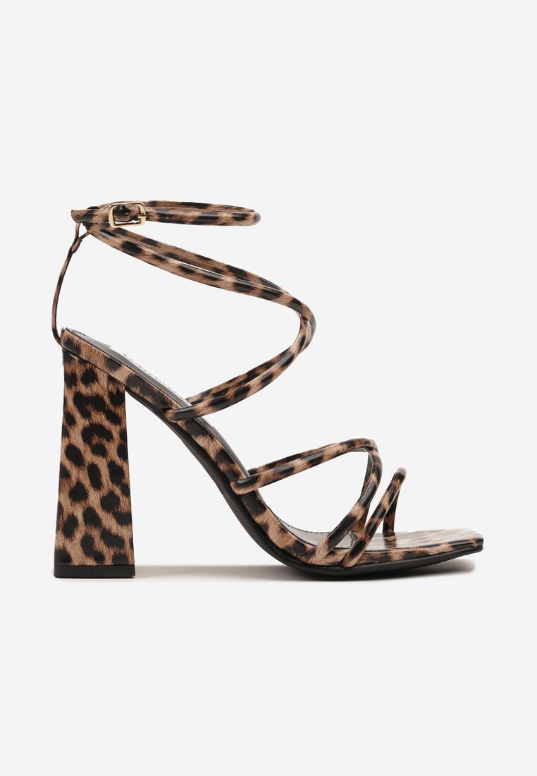 Sandale Nilusca Imprimeu leopard