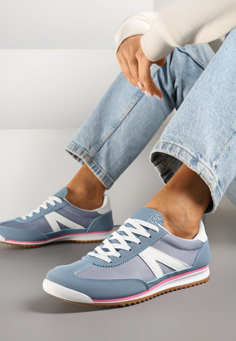 Sneakers Clevandra Albaștri