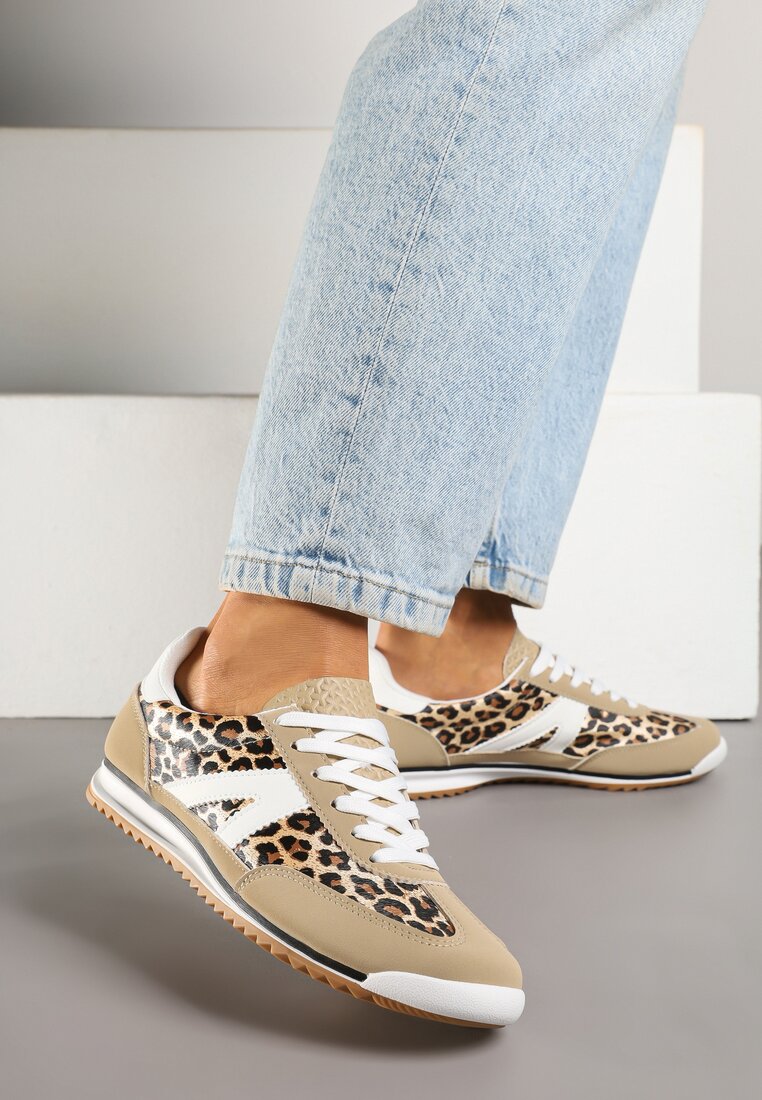 Sneakers Clevandra Imprimeu leopard
