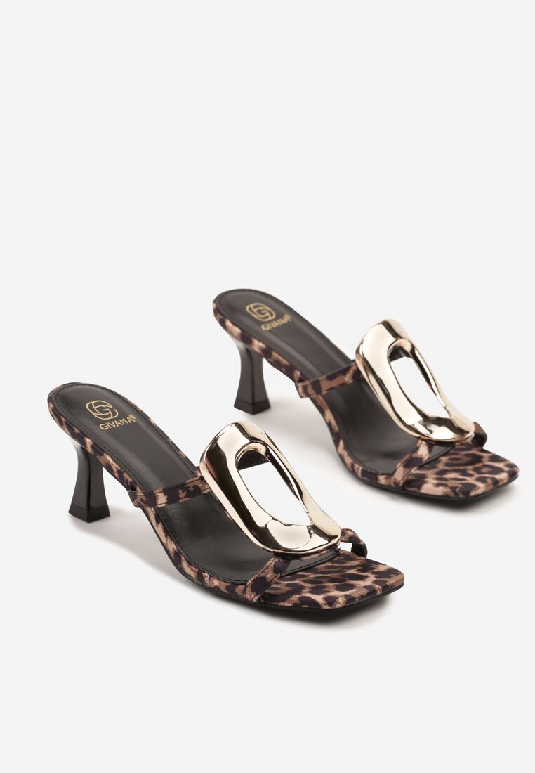Papuci Weoniae Imprimeu leopard