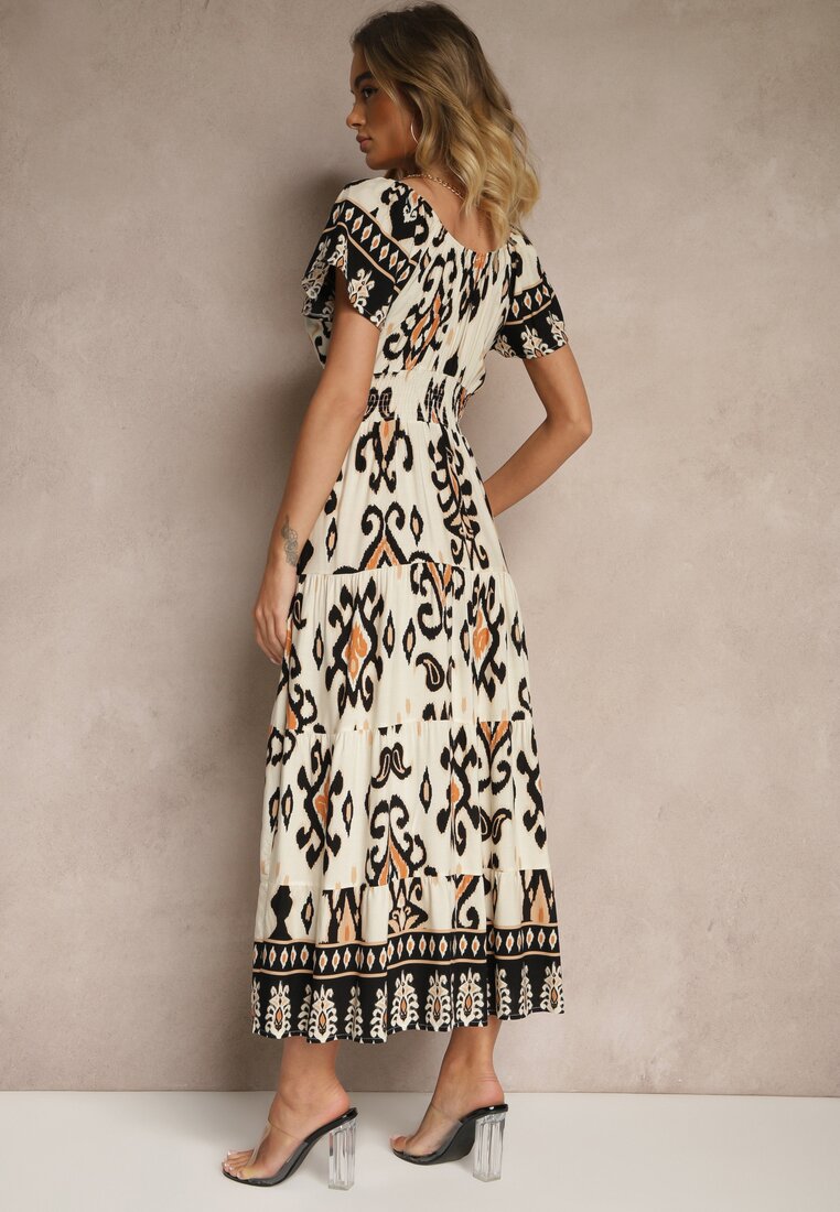 Rochie Clevessa Bej deschis