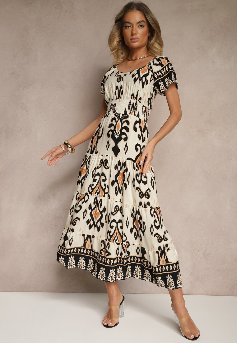 Rochie Clevessa Bej deschis