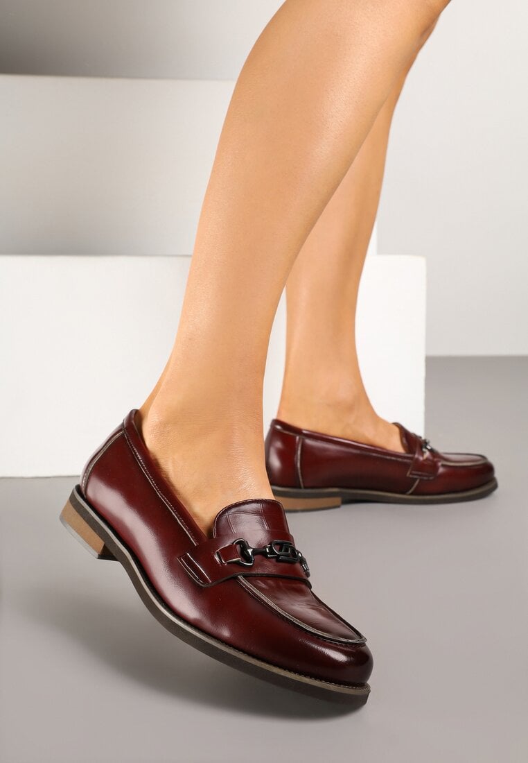 Pantofi casual Meralia Bordo