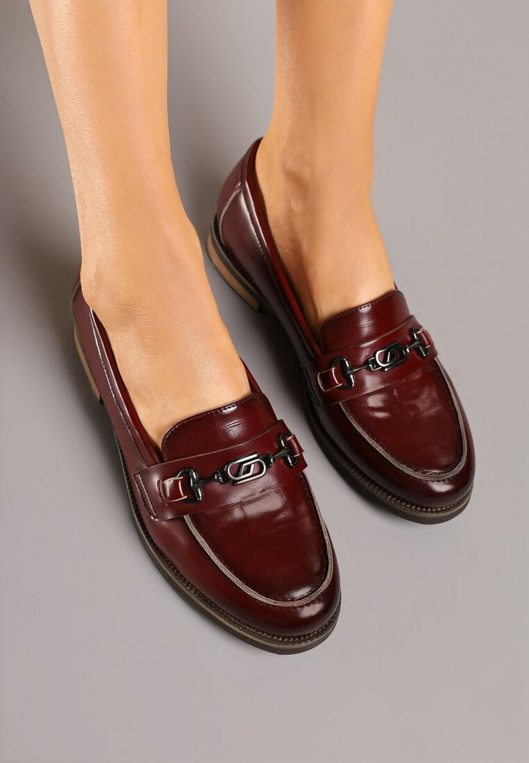 Pantofi casual Meralia Bordo