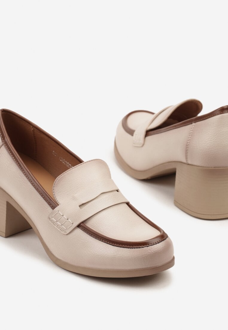 Pantofi casual Meviquea Bej