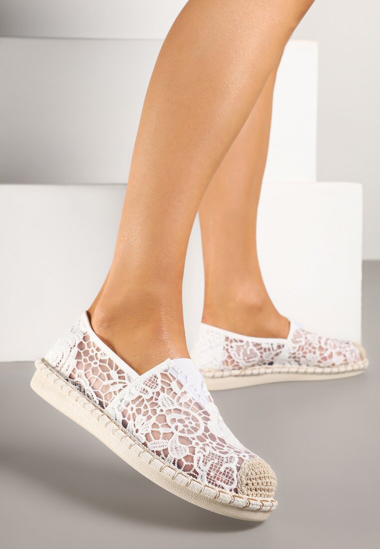 Espadrile Merarilia Albe