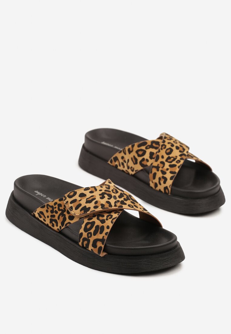 Papuci Mevonella Imprimeu leopard