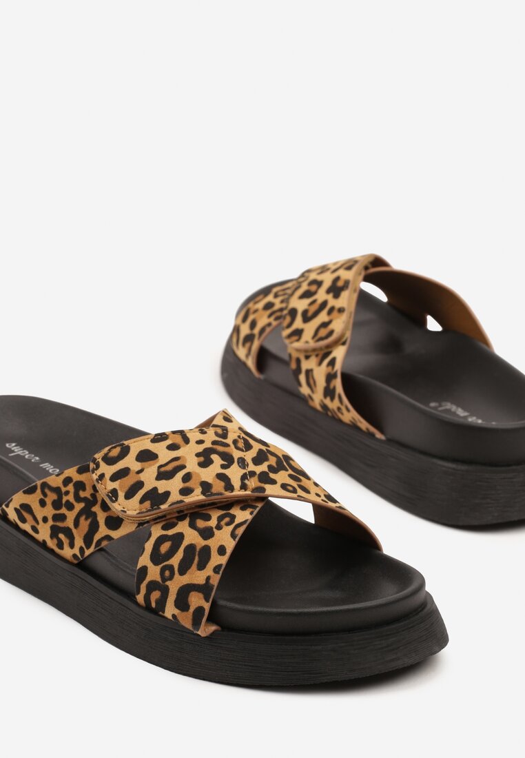 Papuci Mevonella Imprimeu leopard