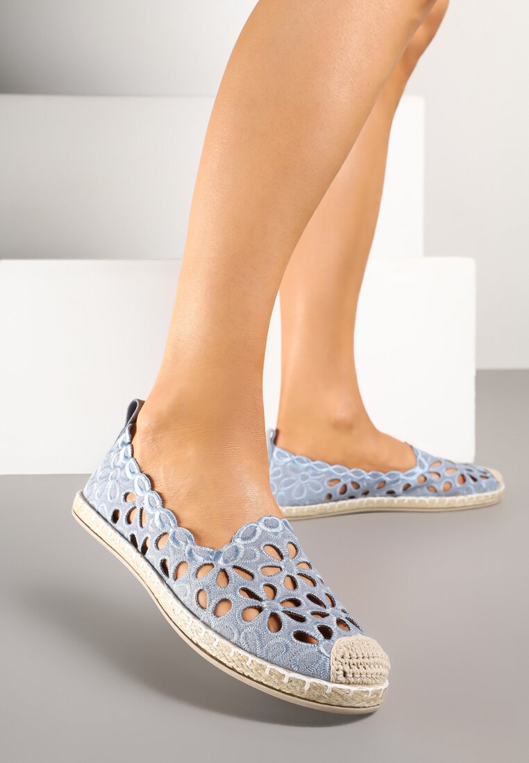 Espadrile Xalkio Albastru deschis