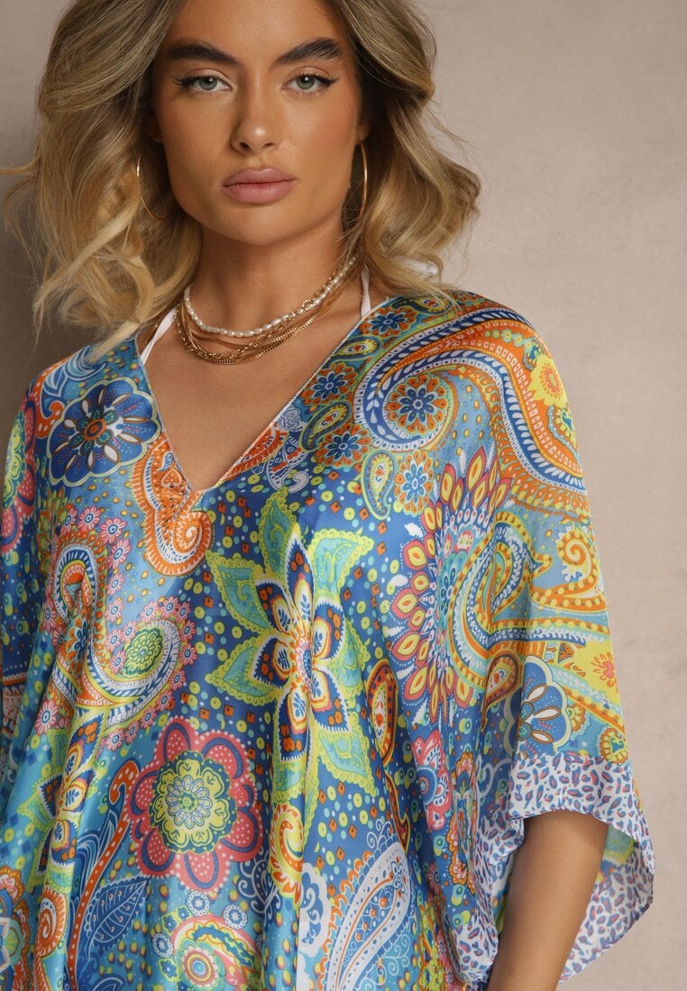Poncho Sadellis Albastru