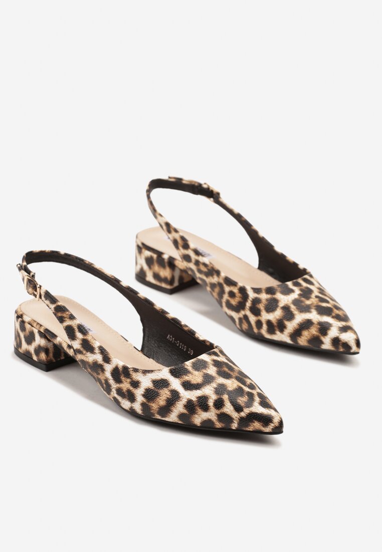 Sandale Odavine Imprimeu leopard