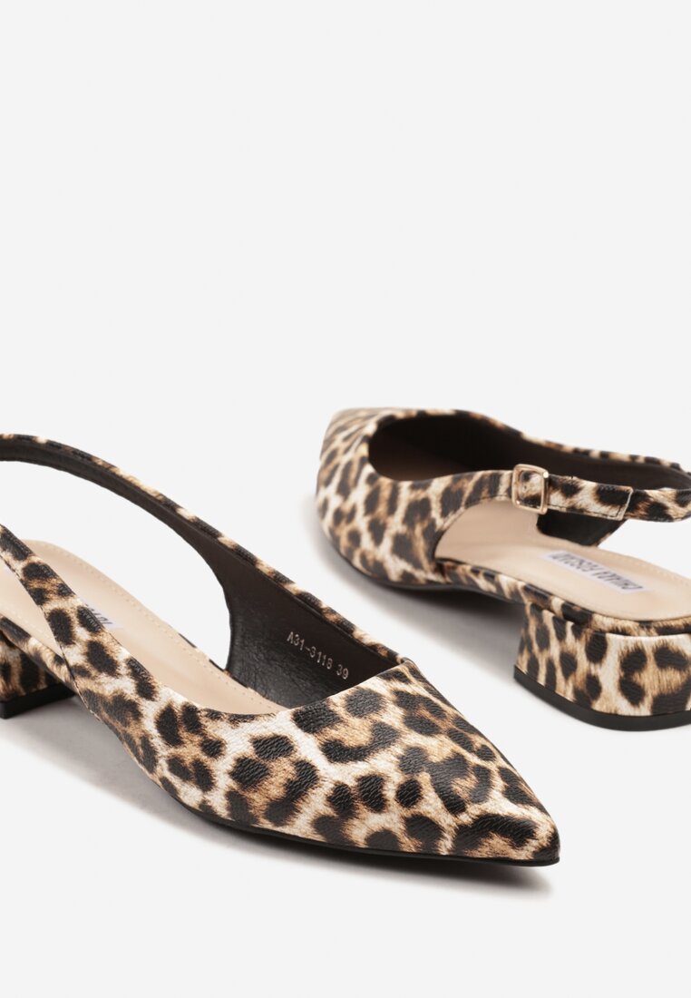 Sandale Odavine Imprimeu leopard