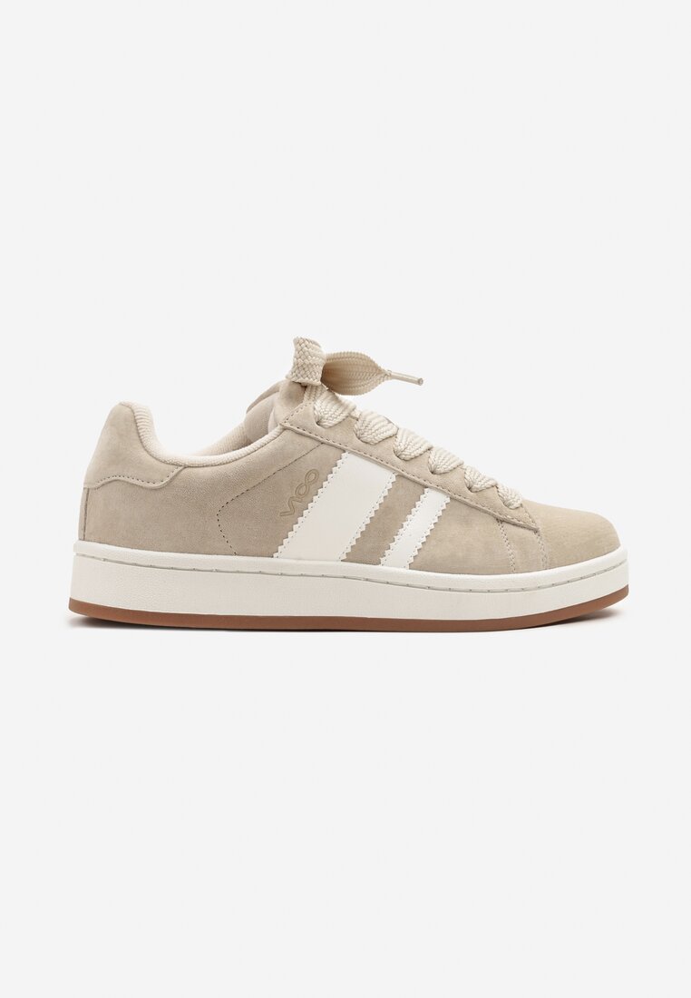 Sneakers Nevellise Bej cu alb
