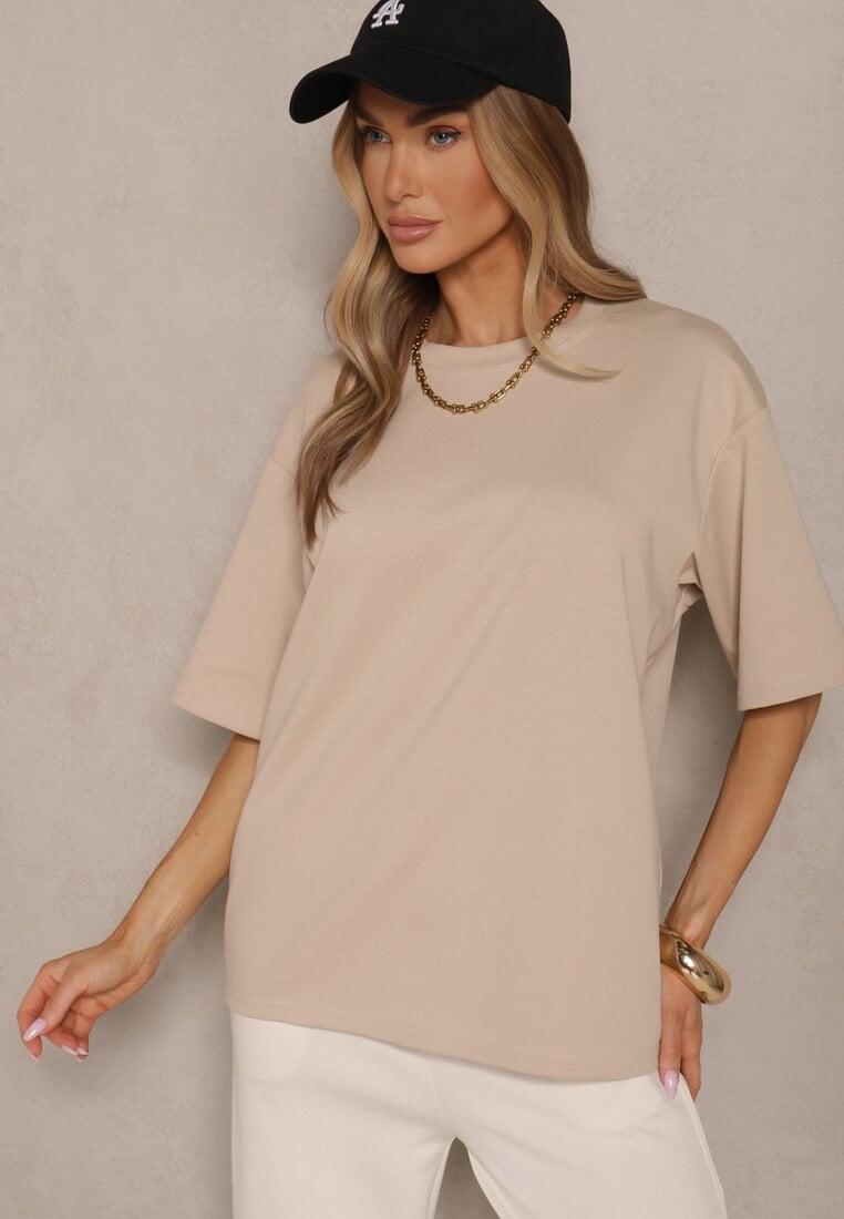 T-shirt Meronissea Bej deschis