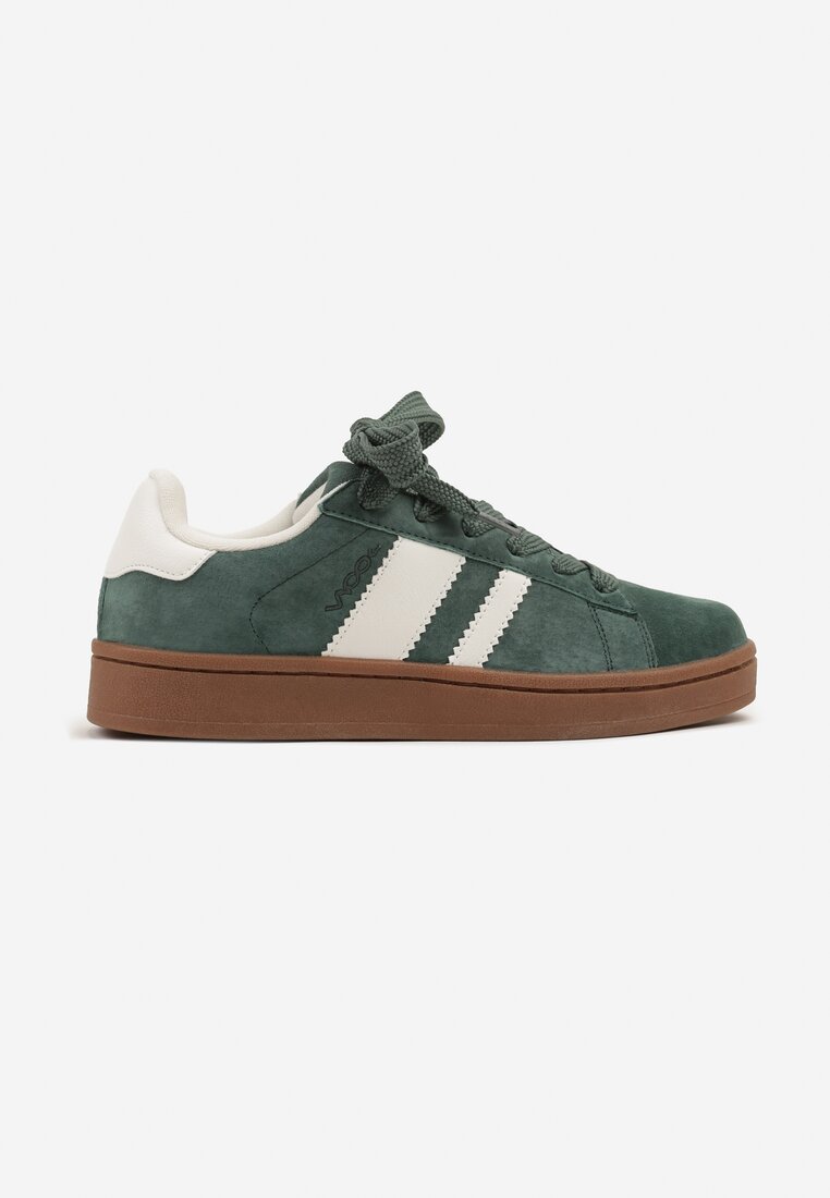 Sneakers Nevellise Verde cu alb