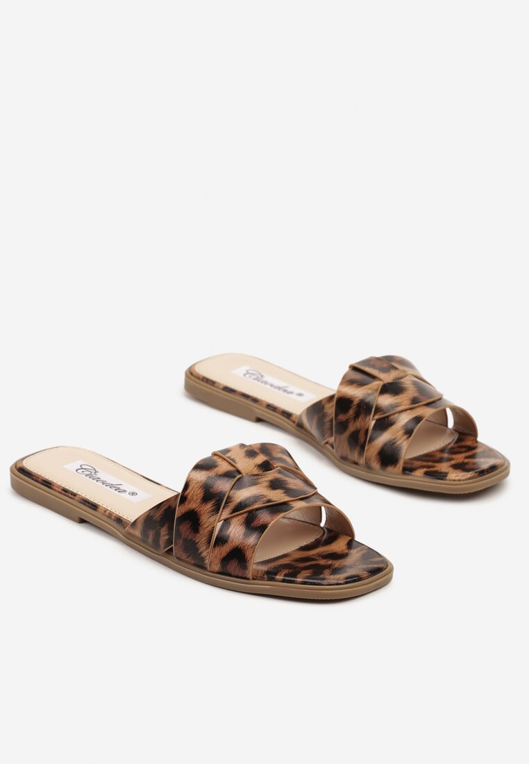 Papuci Tenoliea Imprimeu leopard