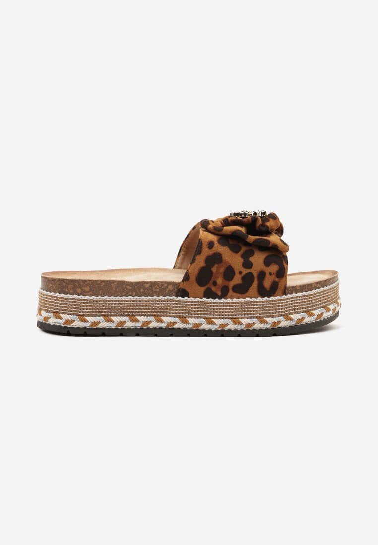 Papuci Tenaziea Imprimeu leopard