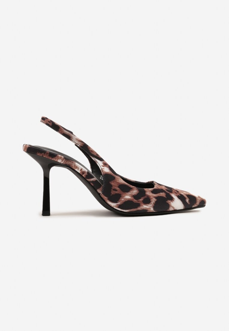 Pantofi cu toc Sopalinne Imprimeu leopard