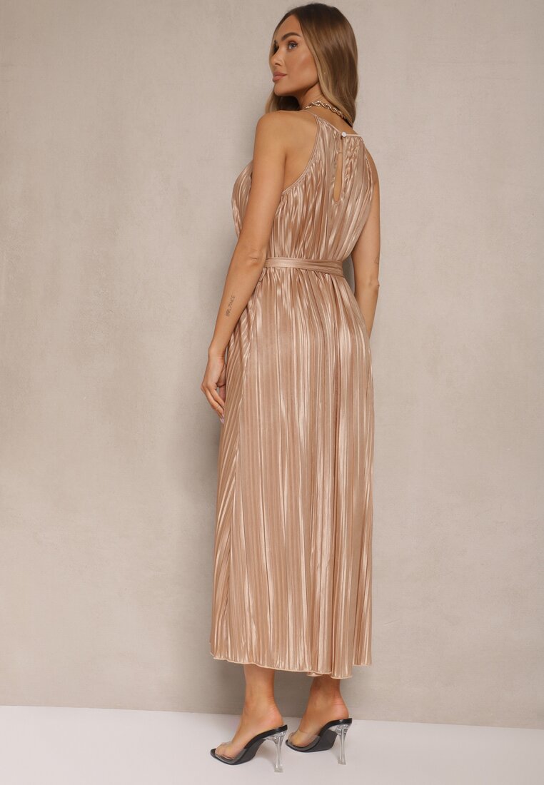 Rochie Wasea Bej închis
