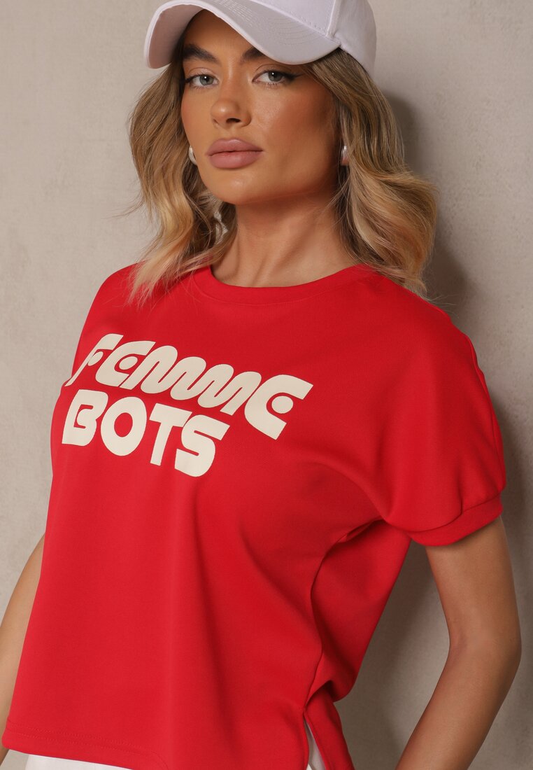 T-shirt Dezerine Roșu