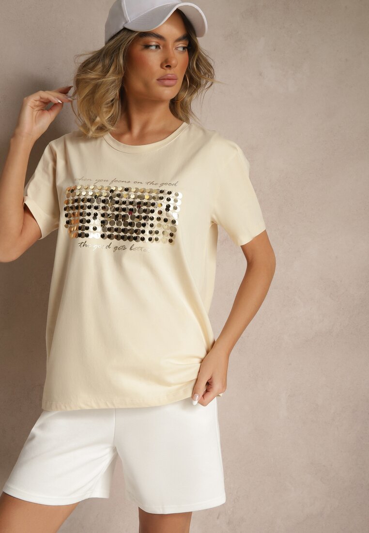 T-shirt Avenelli Bej