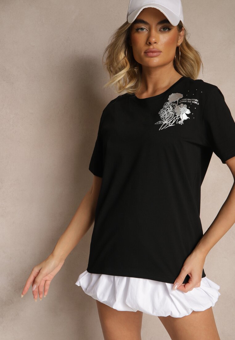 T-shirt Teomala Negru
