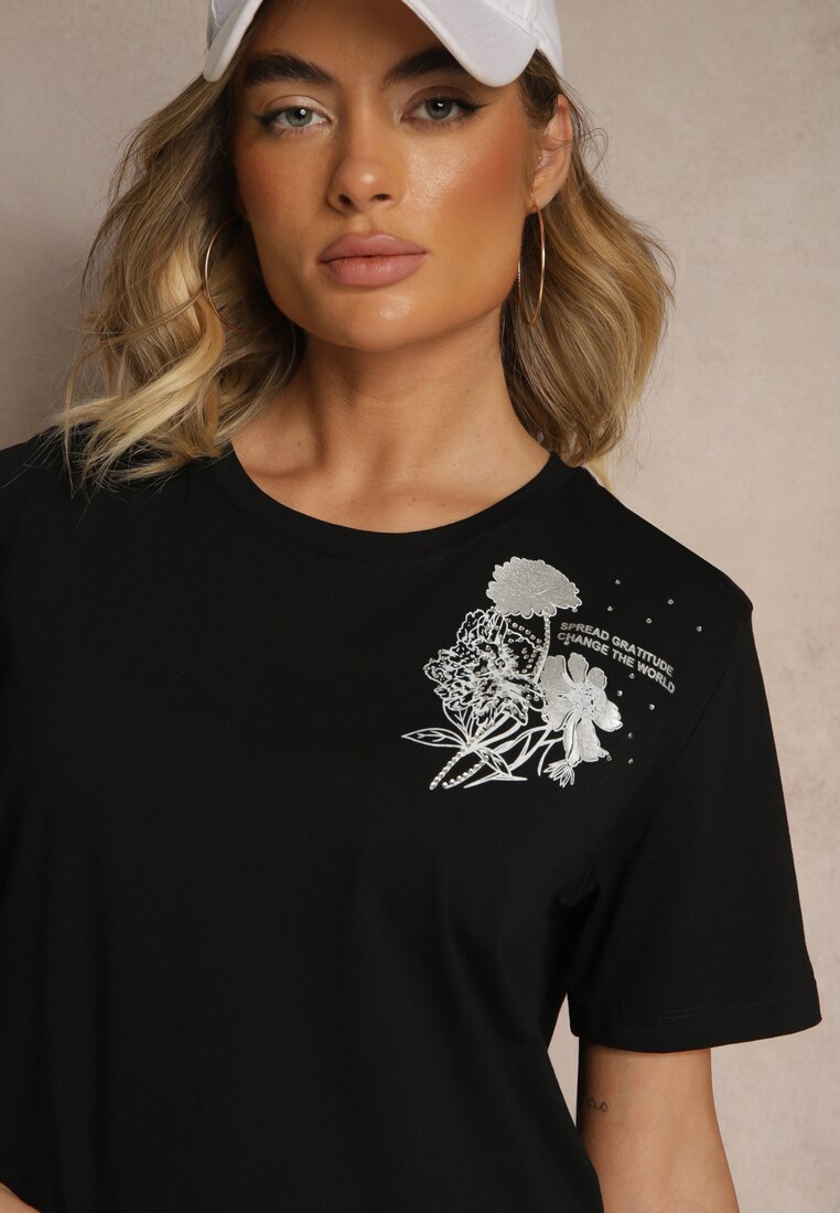 T-shirt Teomala Negru