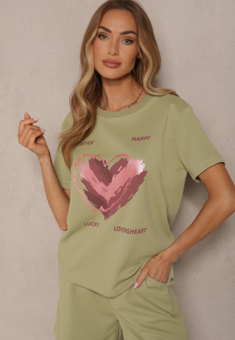 T-shirt Palalea Verde deschis