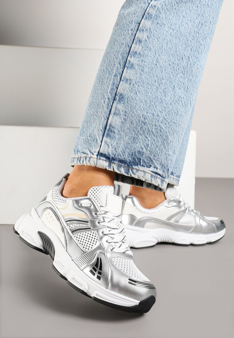 Sneakers Deylisse Argintii
