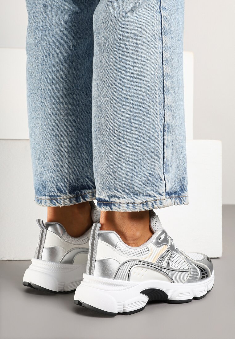Sneakers Deylisse Argintii