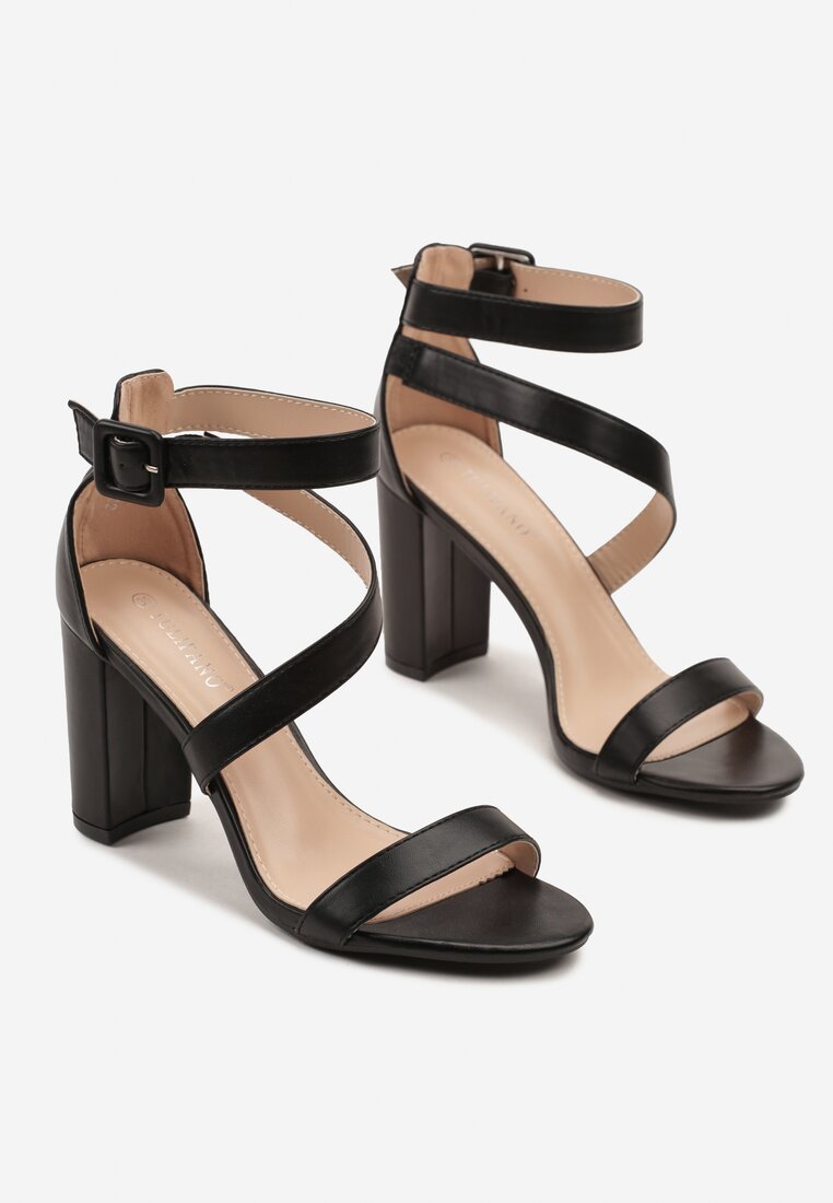 Sandale Perele Negre