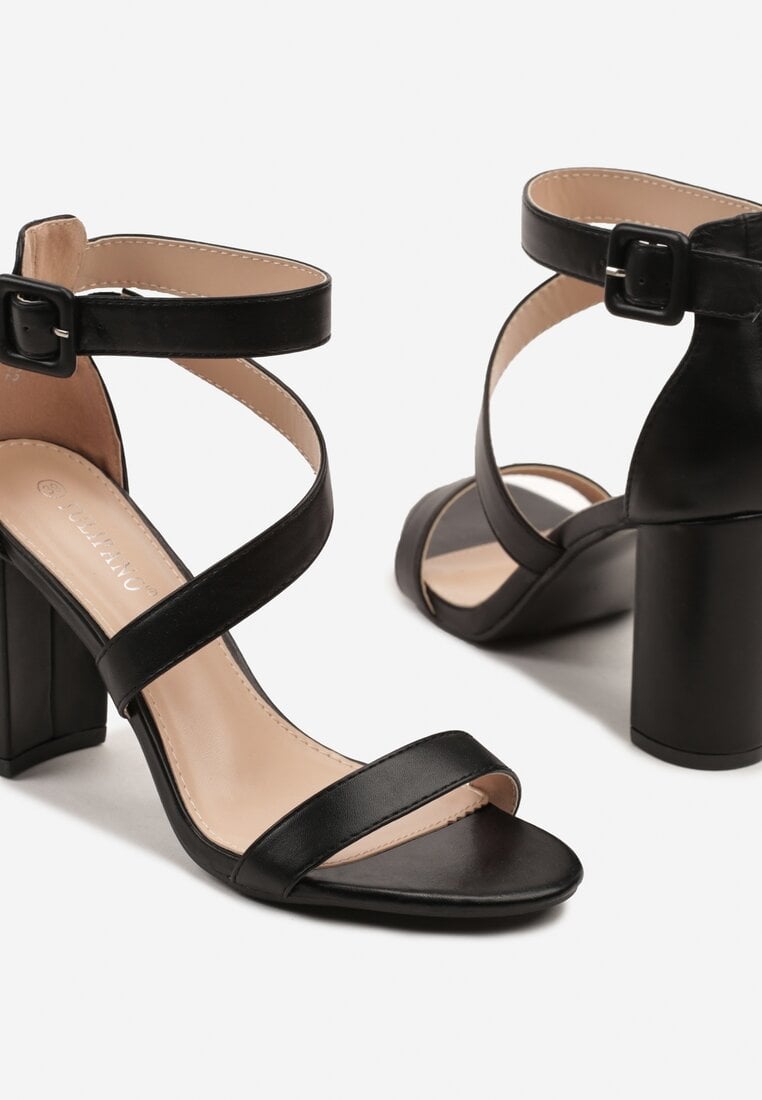 Sandale Perele Negre