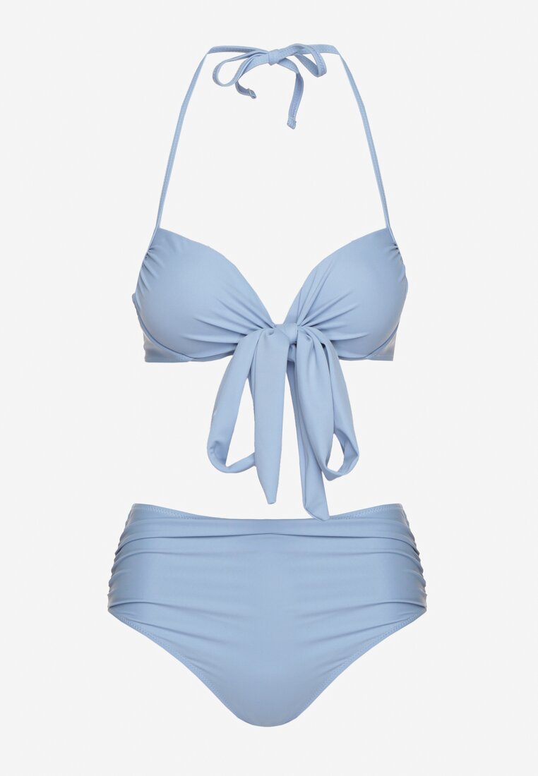 Costum de baie bikini Fevarelia Albastru deschis