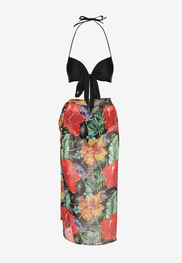 Costum de baie bikini Folanira Negru
