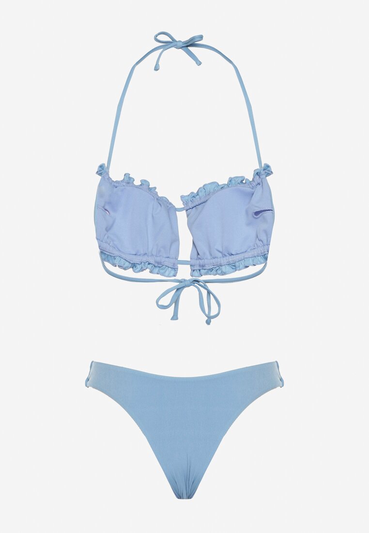 Costum de baie bikini Folinira Albastru deschis
