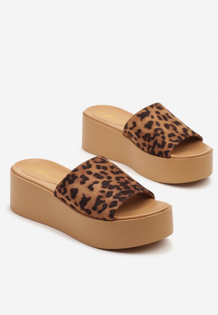 Papuci Astelli Imprimeu leopard
