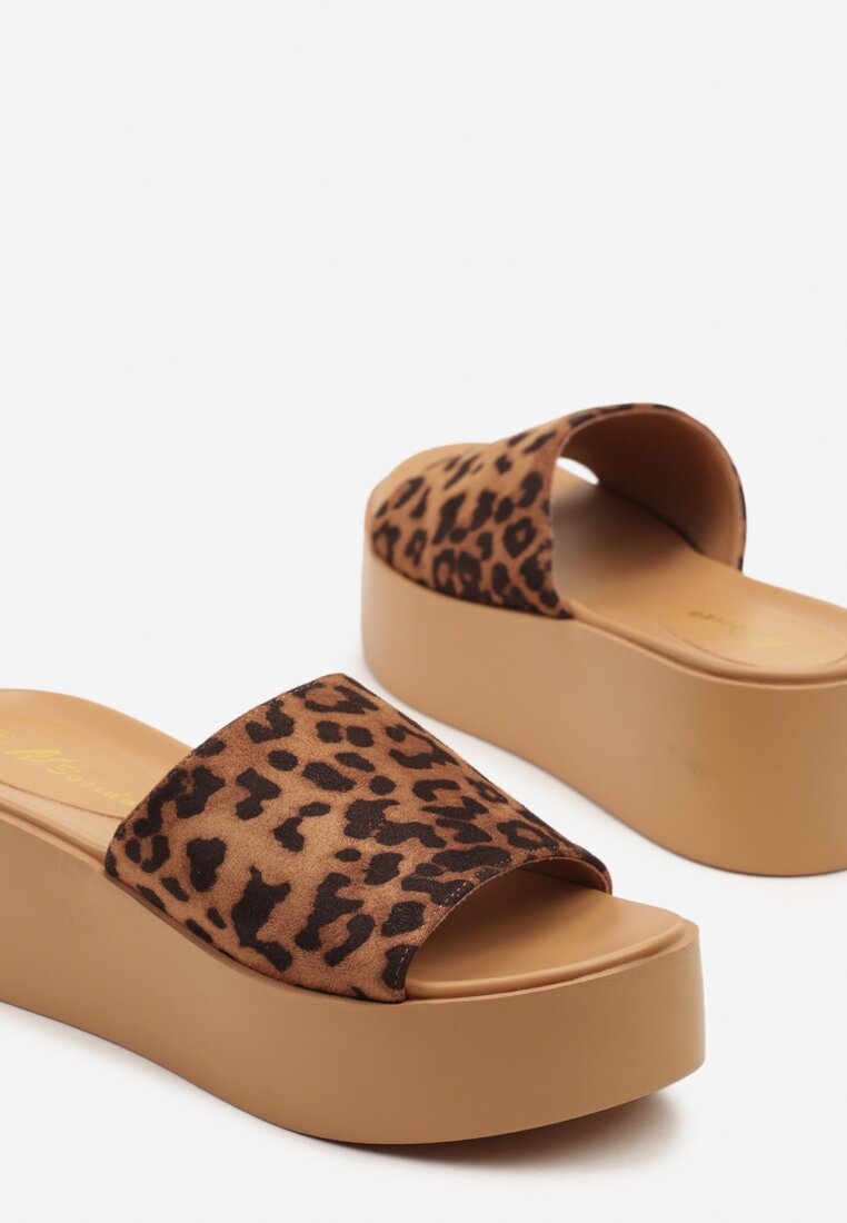 Papuci Astelli Imprimeu leopard