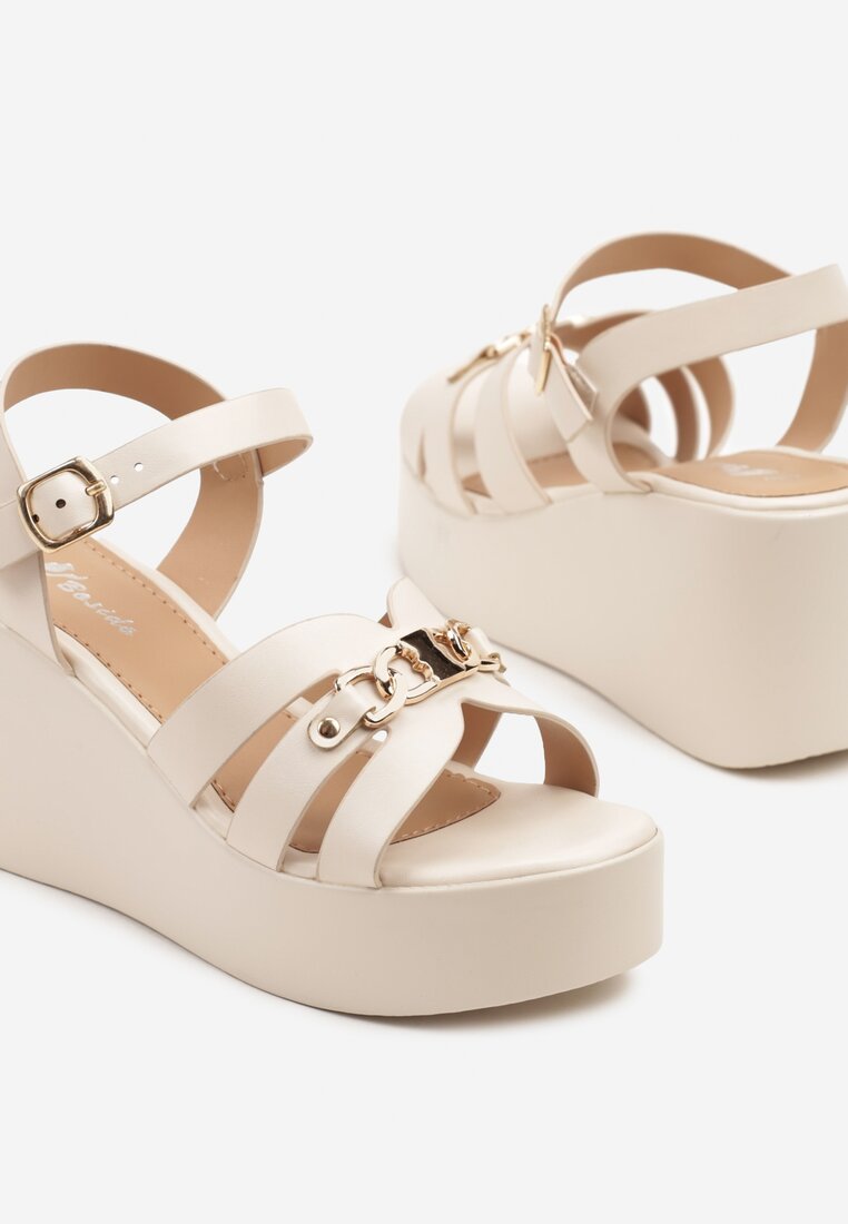 Sandale Catelline Bej
