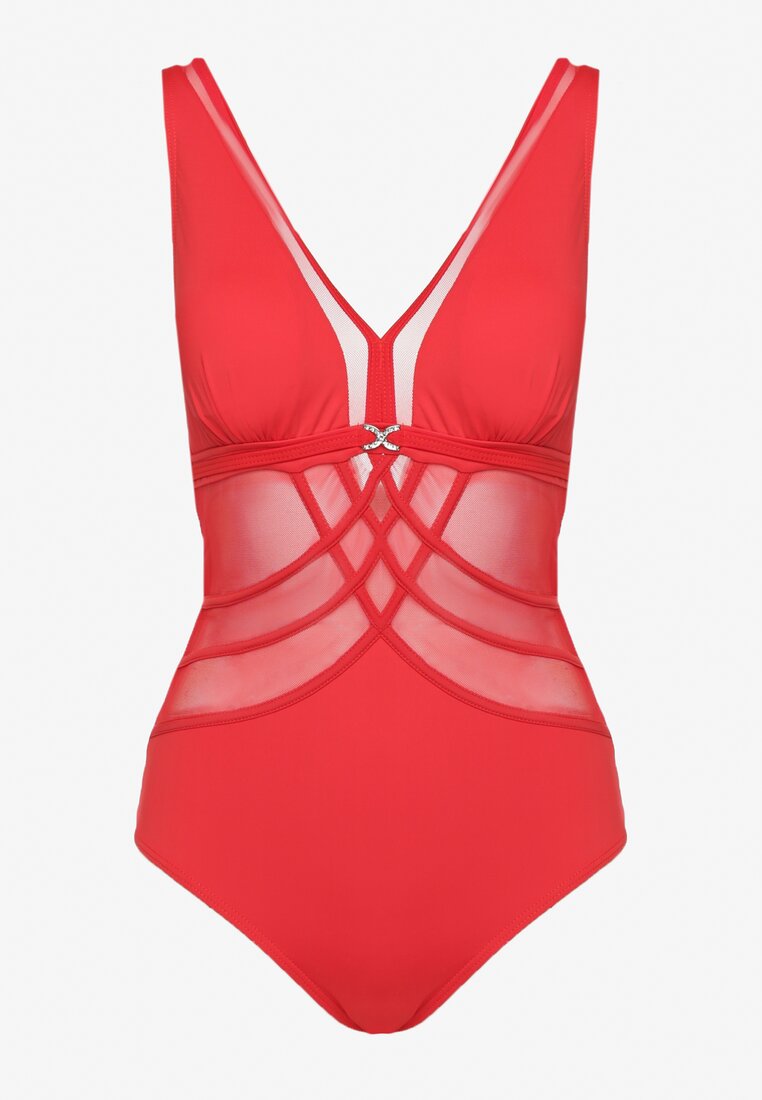Costum de baie Folore Roșu