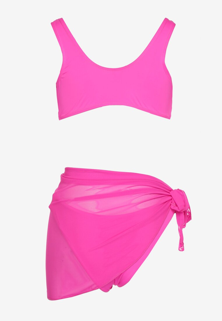 Costum de baie bikini Folissa Roz