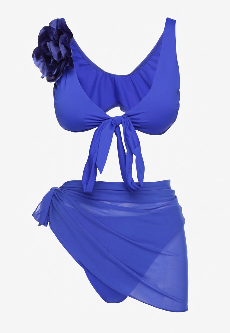 Costum de baie bikini Folissa Albastru