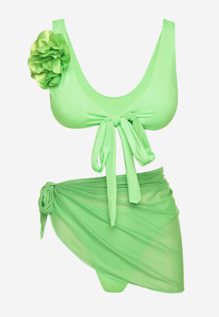 Costum de baie bikini Folissa Verde deschis