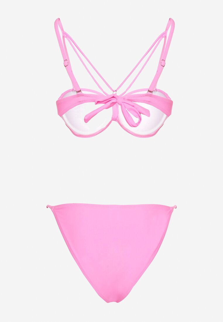 Costum de baie bikini Fadelinna Roz