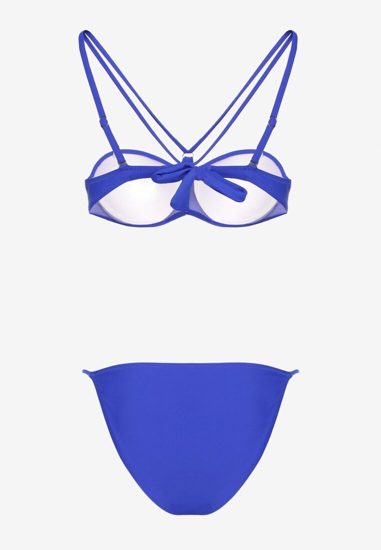 Costum de baie bikini Fadelinna Albastru