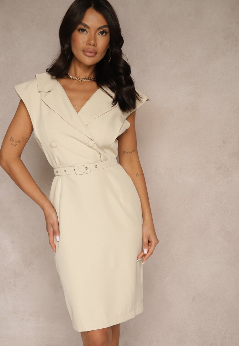 Rochie Dellanise Bej