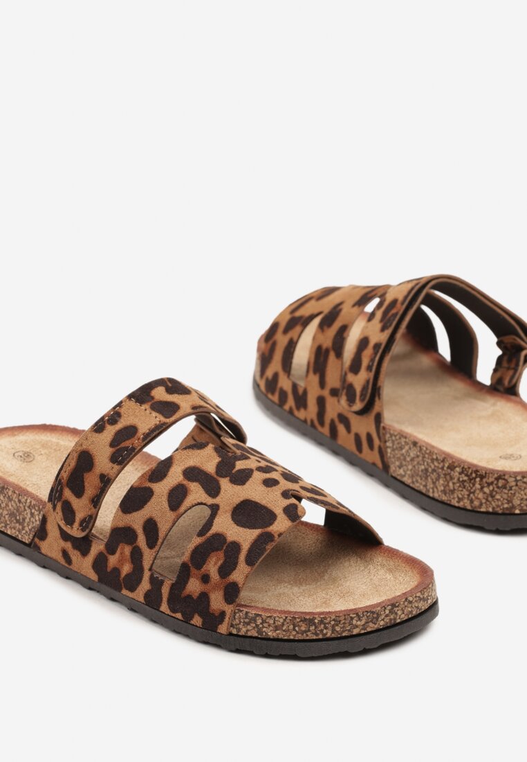 Papuci Galanela Imprimeu leopard