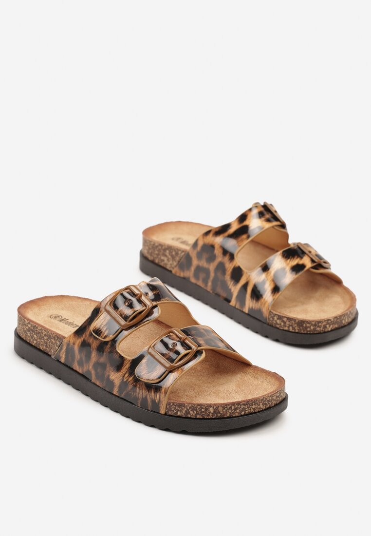 Papuci Itellirie Imprimeu leopard