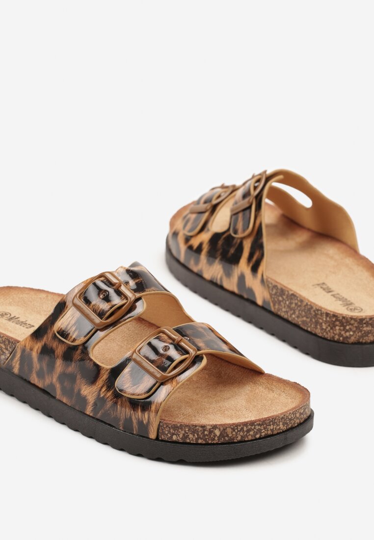 Papuci Itellirie Imprimeu leopard