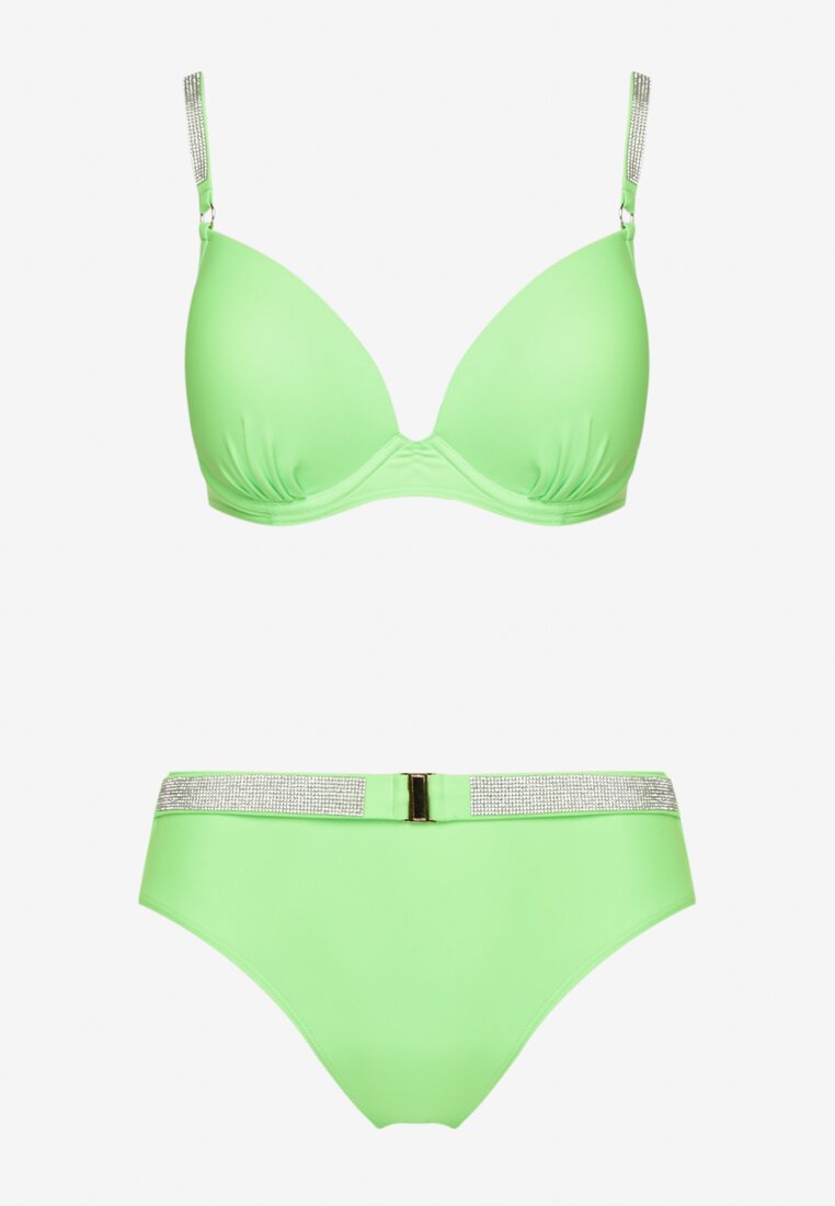 Costum de baie bikini Tenumela Verde deschis
