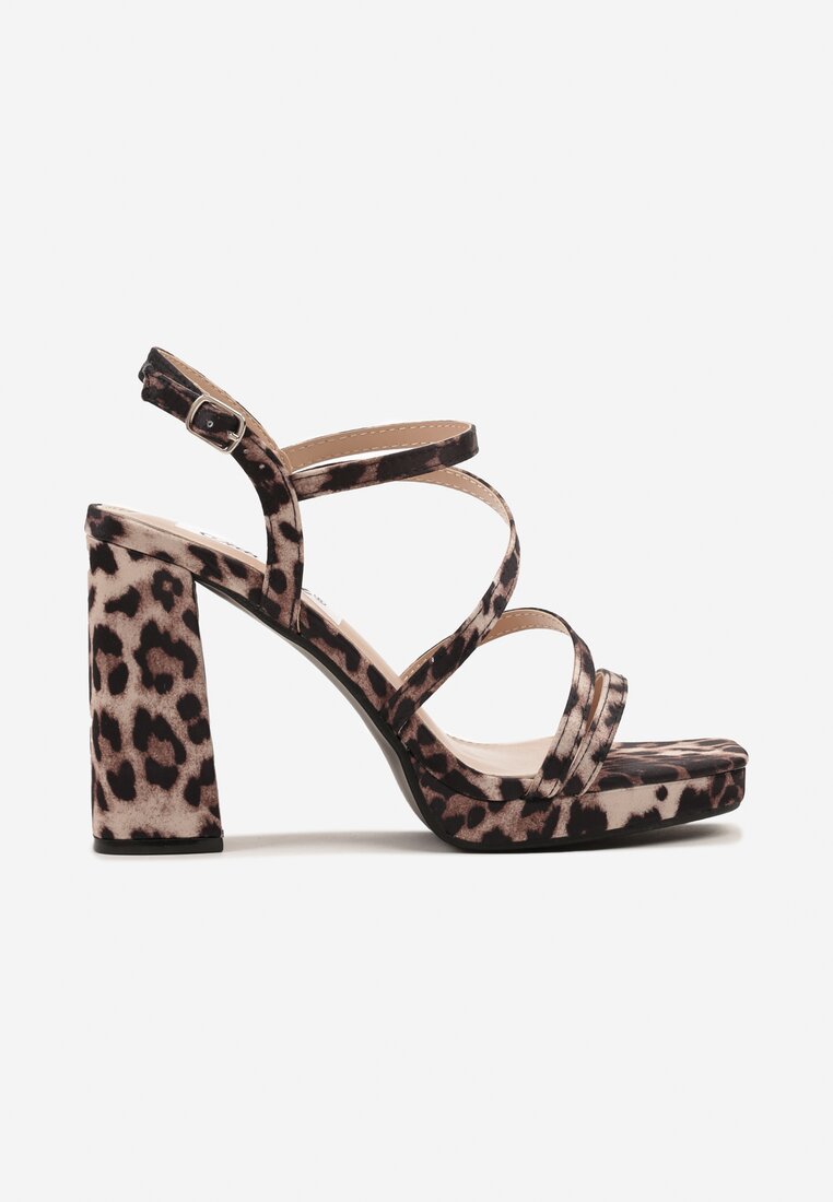 Sandale Demelle Imprimeu leopard